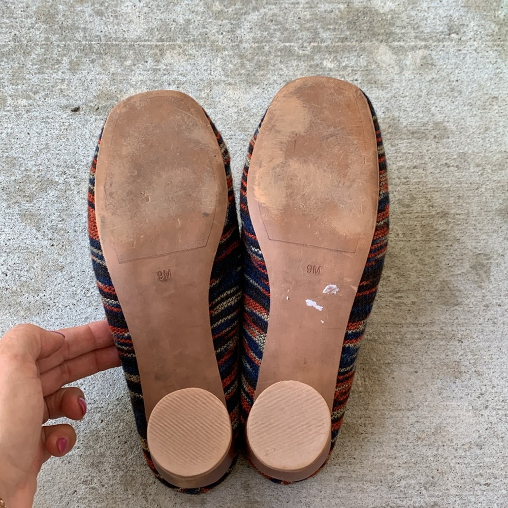 Jeffrey Campbell Yucca Striped Multi Colored Heeled Mules - Picture 11 of 16